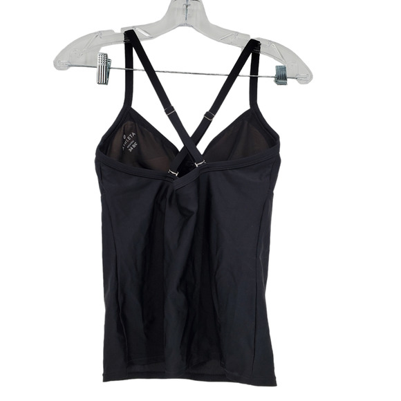 Athleta Twister Tankini Swim Top in Black Size 34 B/C - Picture 3 of 5